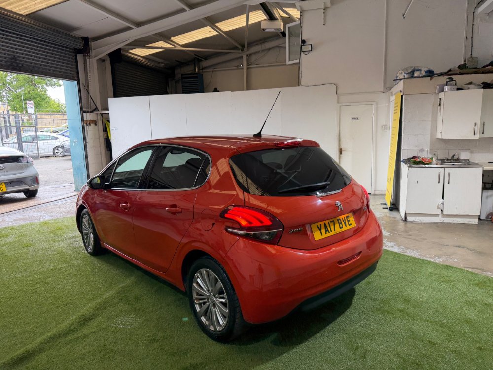 Orange 2017 Peugeot 208 1.2 PureTech Allure Hatchback 5dr Petrol Manual Euro 6 82 ps in Wan Autos Ltd