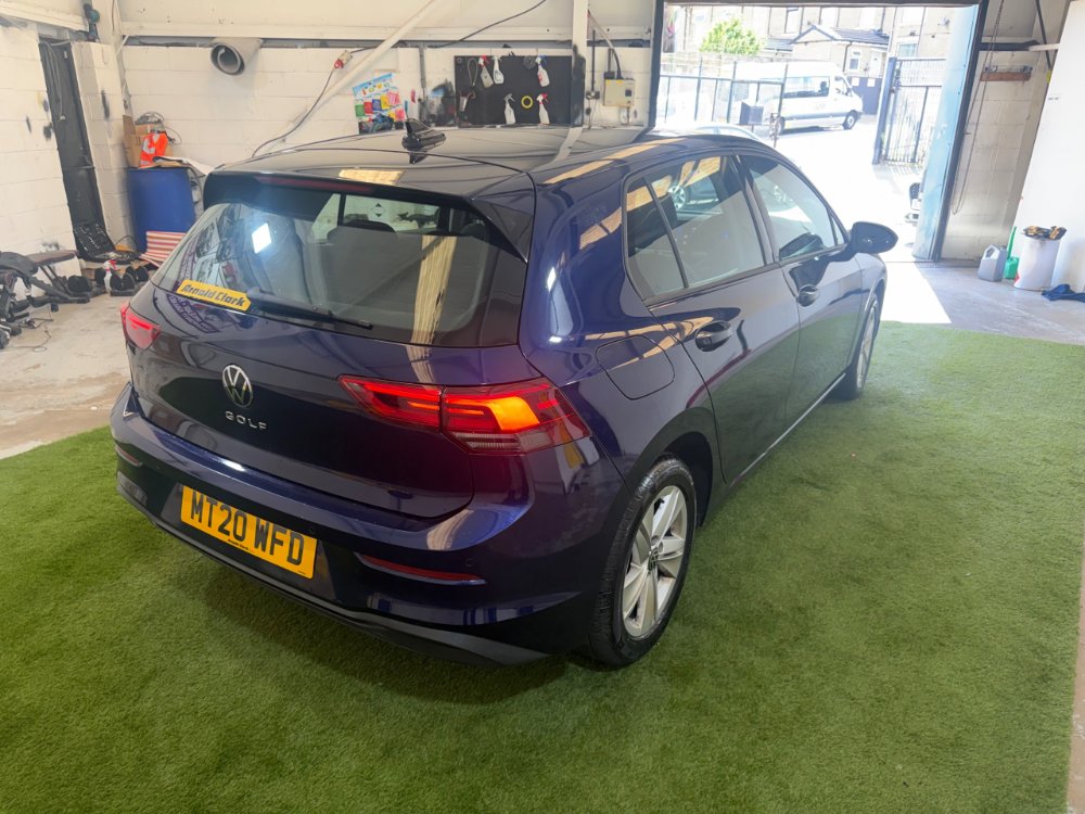 Blue Volkswagen Golf 1.5 TSI Life Hatchback 5dr Petrol Manual Euro 6 s/s 130 ps