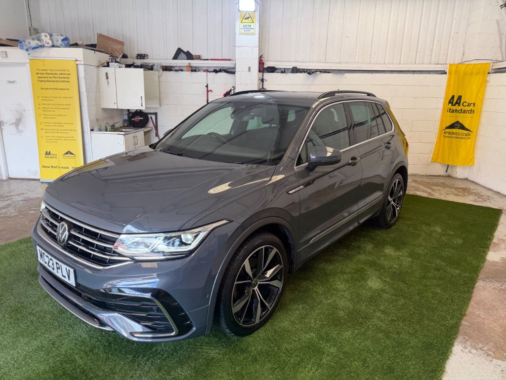 Grey Volkswagen Tiguan 2.0 TDI R-Line Edition SUV 5dr Diesel DSG Euro 6 s/s 150 ps
