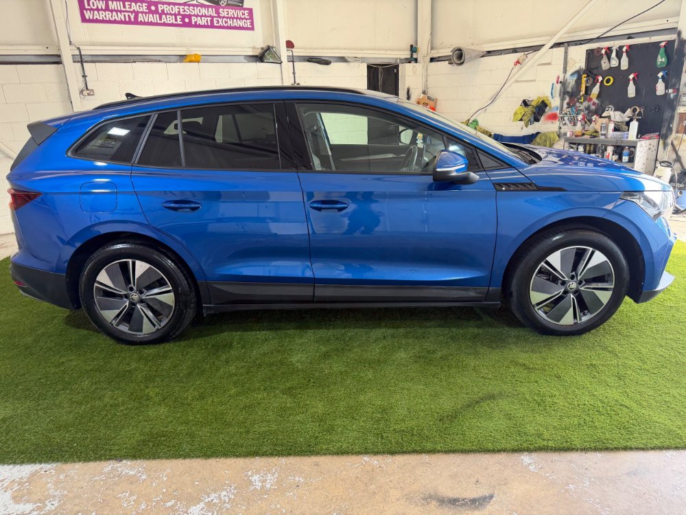 Blue 2024 Skoda Enyaq 62kWh 60 Edition SUV 5dr Electric Auto DC120kW 179 ps in Wan Autos Ltd