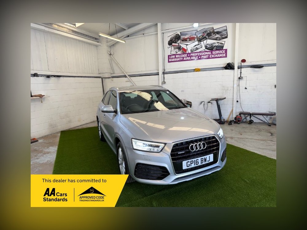 2016 Audi Q3 2.0 TFSI S line SUV 5dr Petrol S Tronic quattro Euro 6 s/s Nav 180 ps