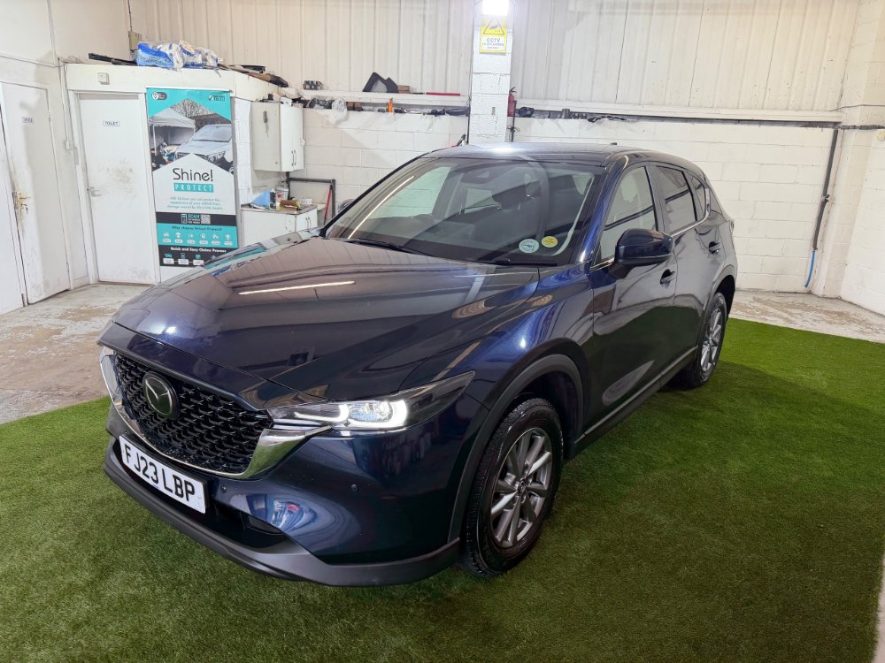 Blue Mazda CX-5 2.0 e-SKYACTIV G MHEV Centre-Line SUV 5dr Petrol Auto Euro 6 s/s 165 ps