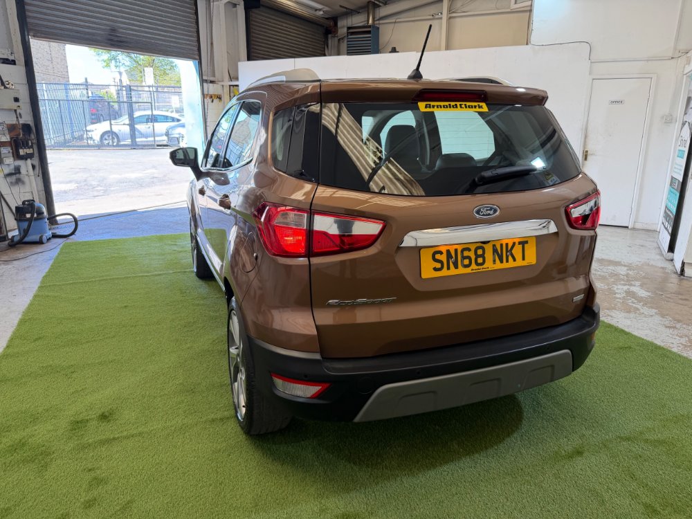 Brown 2019 Ford Ecosport 1.0T EcoBoost GPF Titanium SUV 5dr Petrol Auto Euro 6 s/s 125 ps in Wan Autos Ltd