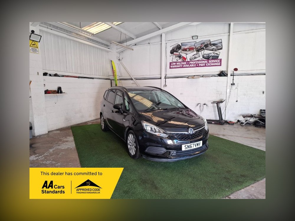 Vauxhall Zafira Tourer 1.4i Turbo Design MPV 5dr Petrol Manual Euro 6 140 ps for sale in Wan Autos Ltd