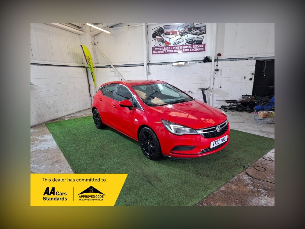 2017 Vauxhall Astra Hatchback 1.4i Tech Line Hatchback 5dr Petrol Manual Euro 6 100 ps