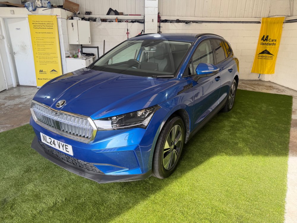 Blue Skoda Enyaq 62kWh 60 Edition SUV 5dr Electric Auto DC120kW 179 ps