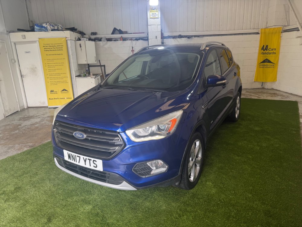 Blue Ford Kuga 2.0 TDCi Titanium SUV 5dr Diesel Manual AWD Euro 6 s/s 180 ps