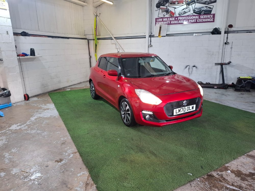 Red 2020 Suzuki Swift 1.2 Dualjet MHEV SZ-T Hatchback 5dr Petrol Hybrid Manual Euro 6 s/s 90 ps in Wan Autos Ltd