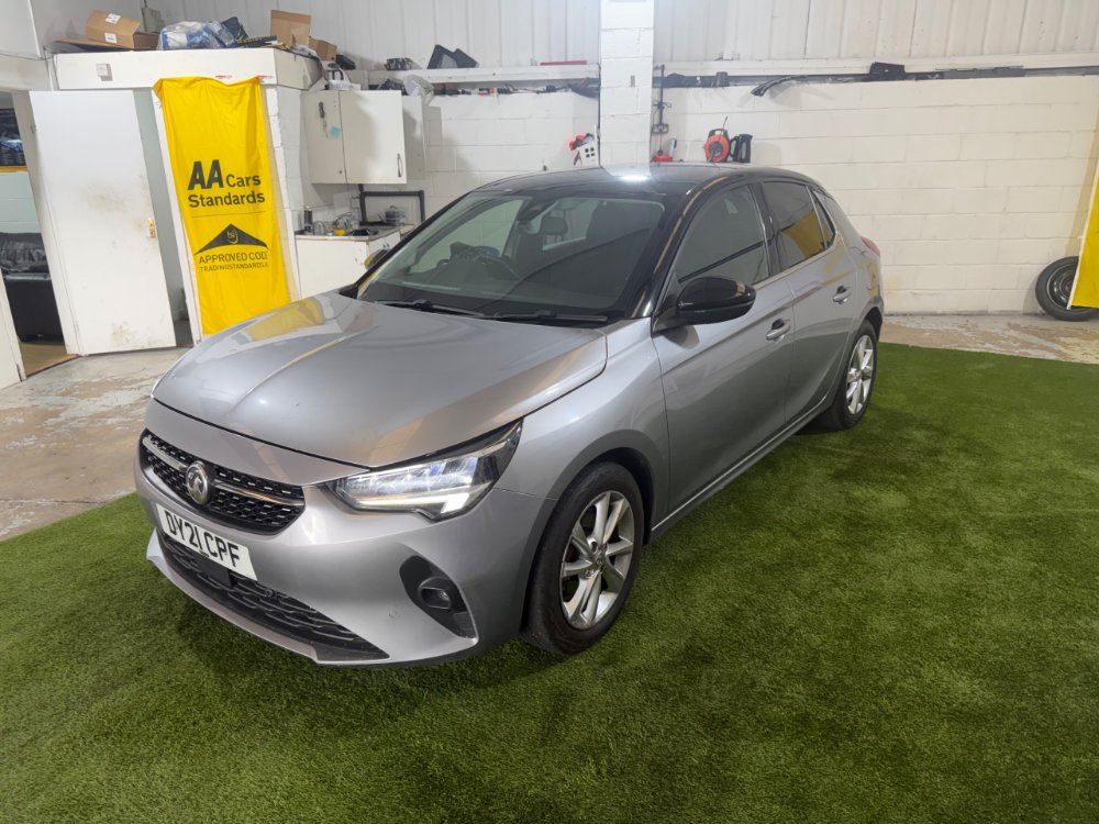 Grey Vauxhall Corsa 1.2 Elite Hatchback 5dr Petrol Manual Euro 6 75 ps
