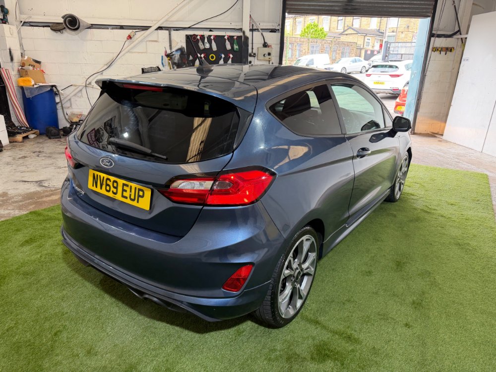 Blue Ford Fiesta 1.0T EcoBoost GPF ST-Line Hatchback 3dr Petrol Manual Euro 6 s/s 100 ps